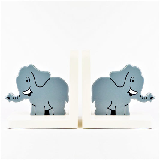 children's wooden elephant bookends