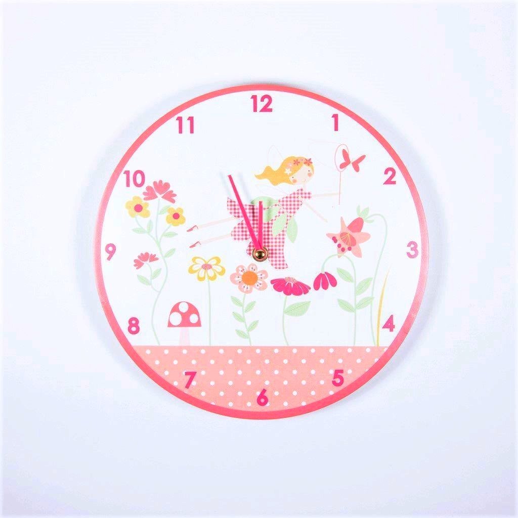 children's fairy wall clock