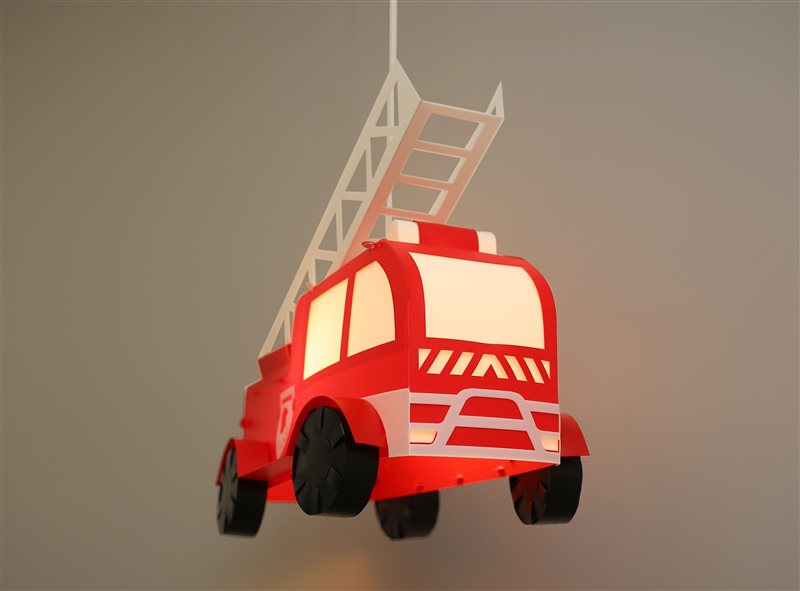 Fire Engine Ceiling Light
