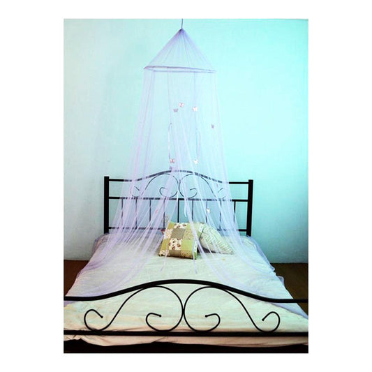 children's lilac butterfly bed canopy