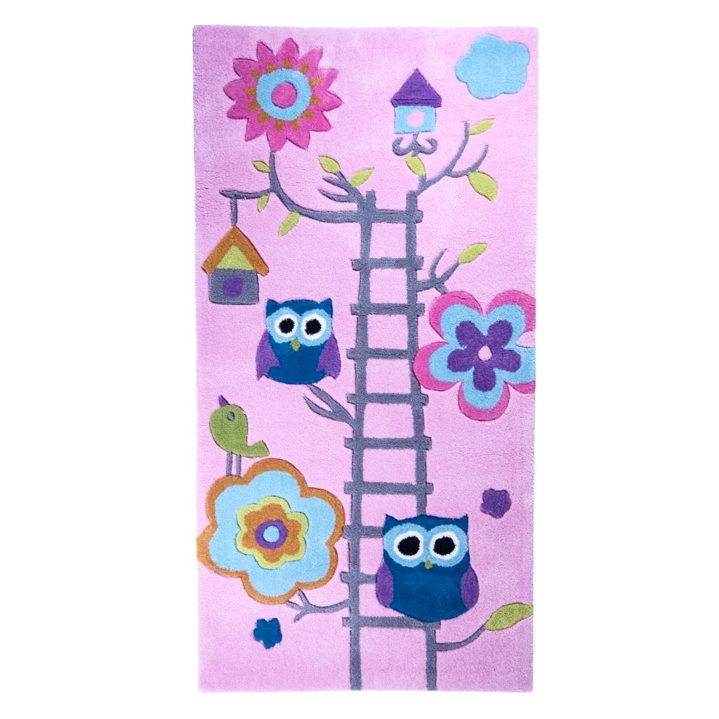 children's woodland owl rug