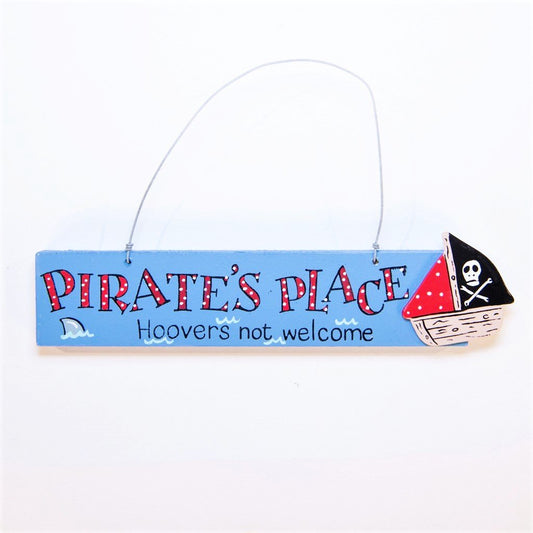children's pirate door plaque