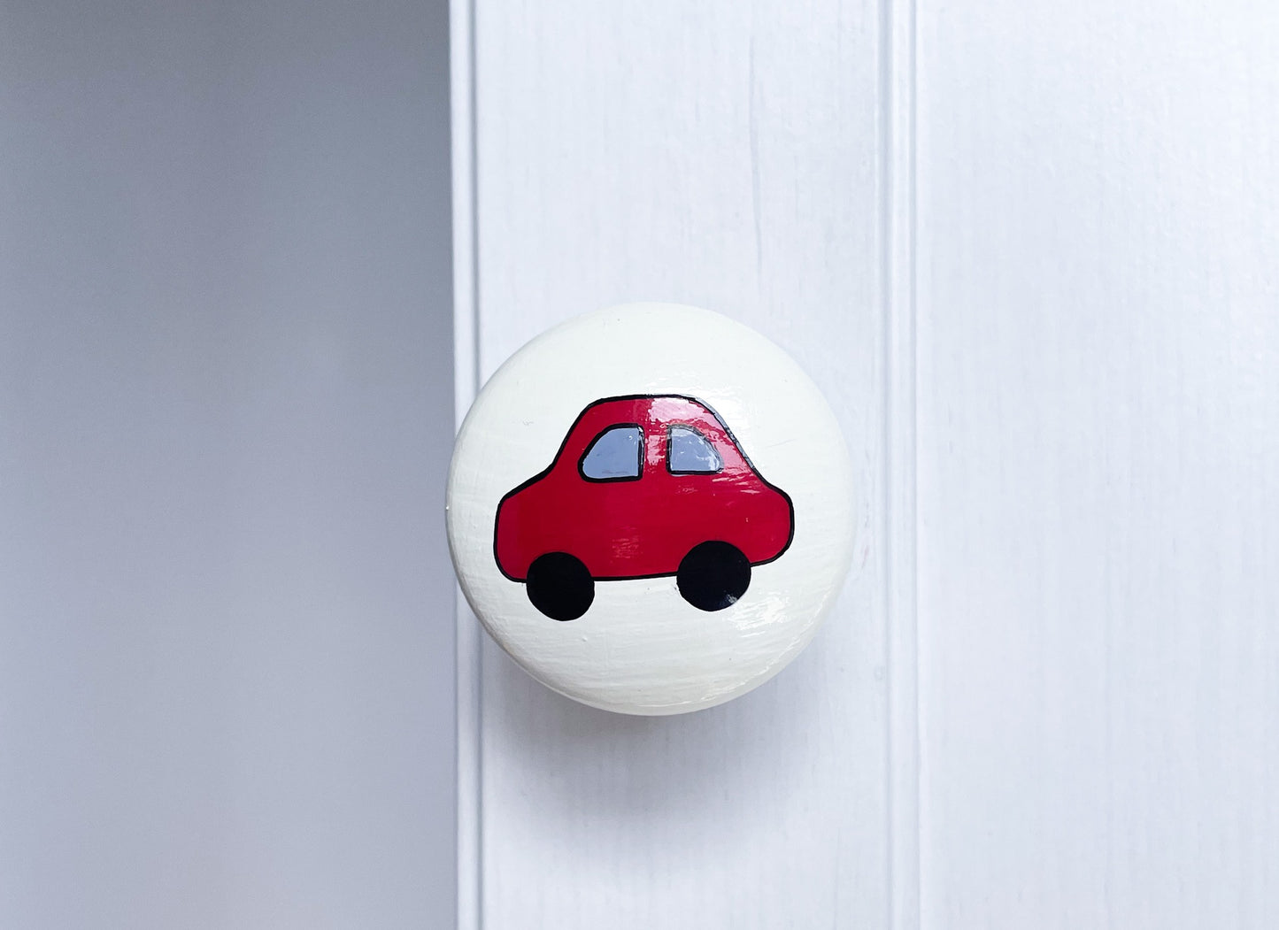 Car (Red) Door / Drawer Knob