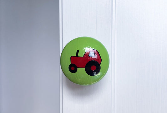 Tractor (Red) Door / Drawer Knob