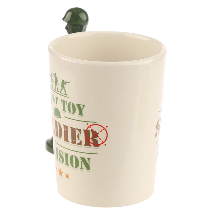 childrens arm soldier cup / mug 